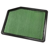 Green Filter High Performance Factory Replacement Air Filters 7354 Filter, Replacement, Oiled, Panel, Woven Cotton, Green, Cadillac, Chevrolet, GMC, Each thumbnail 1