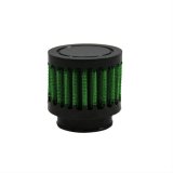 Green Filter Valve Cover Breathers 2076 Air Filter, Clamp-On, Cover, 1.00 in. Hole Size, 2.00 in. Diameter, 1.585 in. Height, Each thumbnail 1