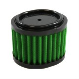 Green Filter High Performance Universal Air Filters 7180 Filter, Conical Oval Flanged, Woven Cotton, Green, 1.270 in. Inlet Flange Diameter, 3.12 in. Length, Each thumbnail 1