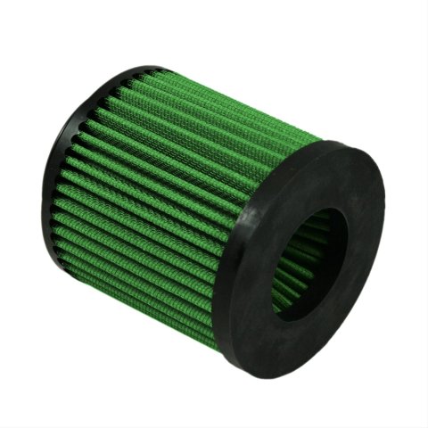 Green Filter High Performance Universal Air Filters 2283 Filter, Conical Flanged, Woven Cotton, Green, 3.000 in. Inlet Flange, Each