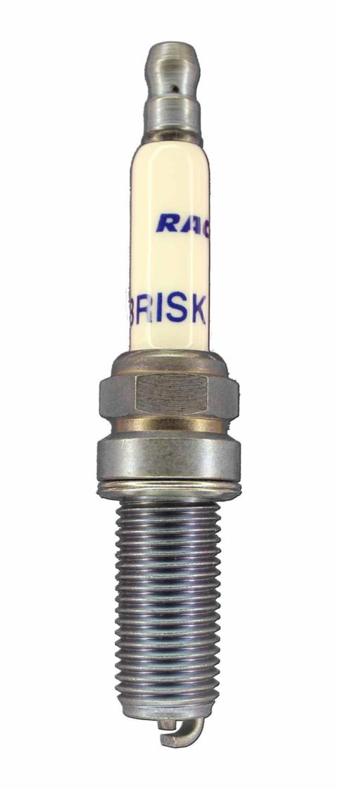 Brisk Silver Racing Spark Plugs MR12S Plugs, Racing, Silver, 12mm Thread Size, 26.1mm Reach, Gasket Seat, 12 Heat Range, Resistor, Each thumbnail 1