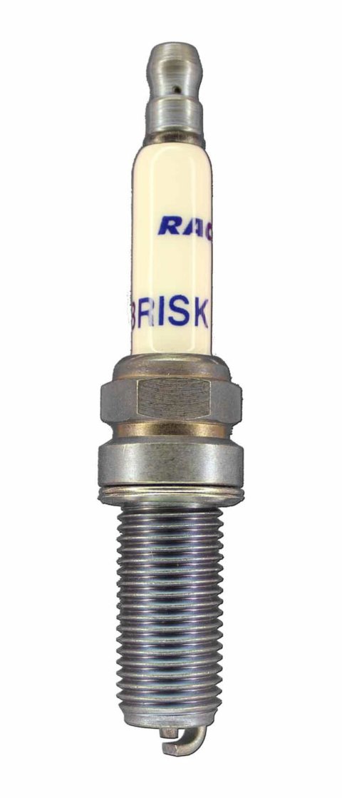 Brisk Silver Racing Spark Plugs MR12S Plugs, Racing, Silver, 12mm Thread Size, 26.1mm Reach, Gasket Seat, 12 Heat Range, Resistor, Each thumbnail 2