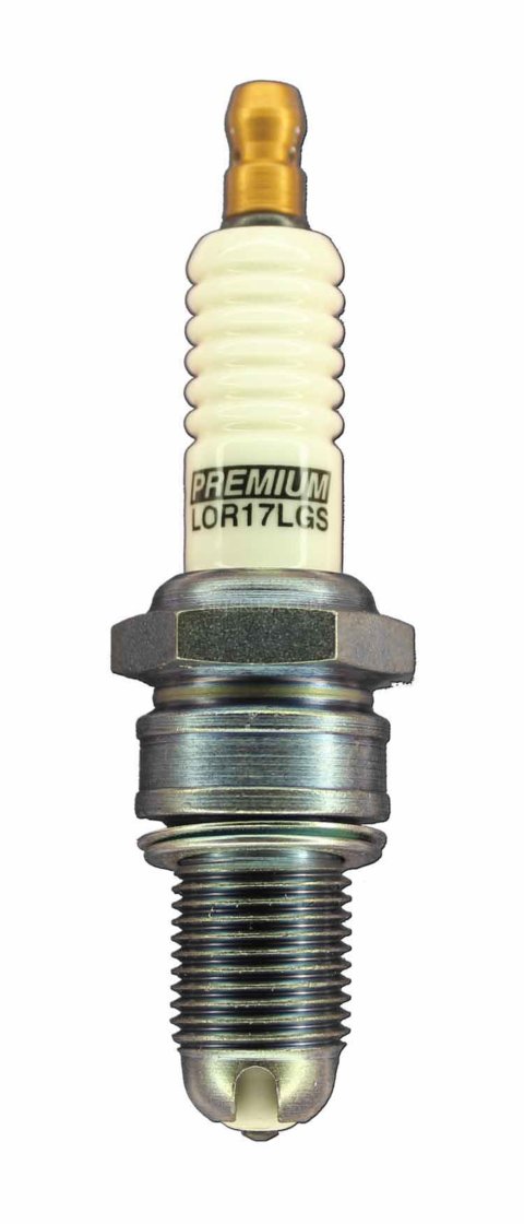 Brisk Premium LGS Spark Plugs LOR17LGS Plug, LGS, Silver, 14mm Thread, 0.748 in. Reach, Gasket Seat, 13/16 in. Wrench Size, Each thumbnail 2