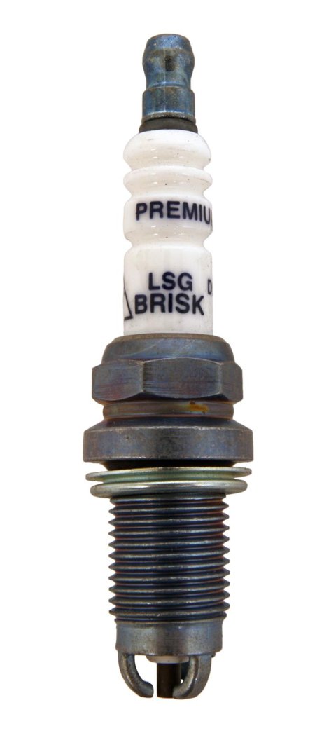 Brisk YTE Spark Plugs DOR17YTE-1 Plug, YTE, 14mm Threads, 0.75 in. Reach, Gasket Seat, Each thumbnail 1