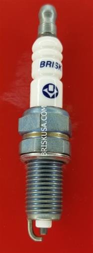 BRISK USA Spark Plugs BR12YC Plug, SUPER COPPER thumbnail 1