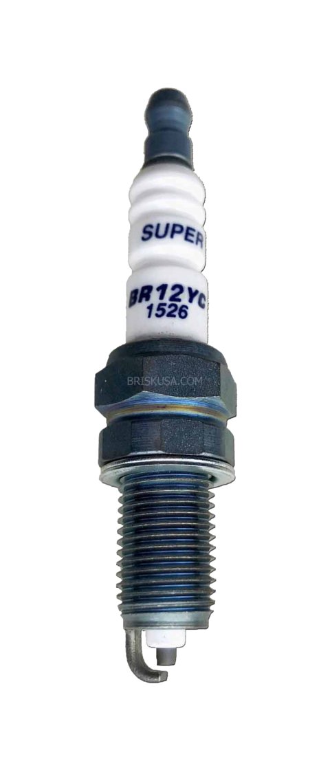 BRISK USA Spark Plugs BR12YC Plug, SUPER COPPER thumbnail 2