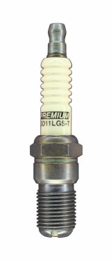 Brisk Premium LGS Spark Plugs GO11LGS-T Plugs, LGS, Silver, 14mm Thread Size, 18mm Reach, Tapered Seat, Each thumbnail 1