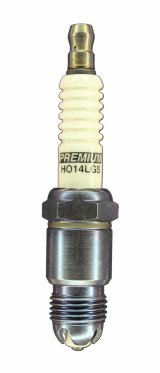 Brisk Premium LGS Spark Plugs HO14LGS Plugs, LGS, Silver, 14mm Thread Size, 12.7mm Reach, Tapered Seat, 14 Heat Range, Each thumbnail 2