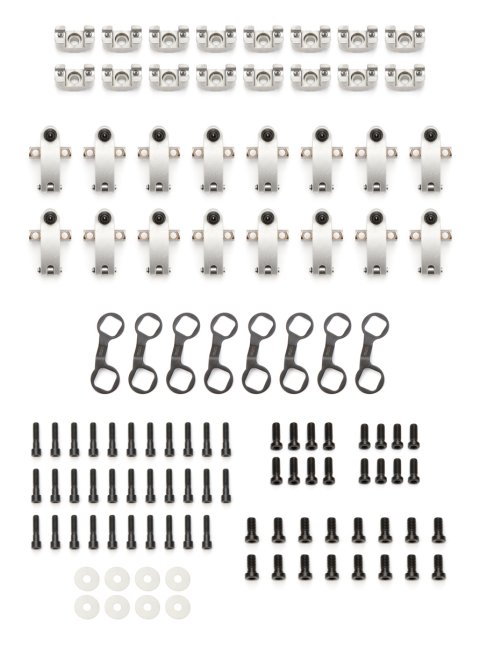 Jesel Sportsman Series Shaft Rocker Arms KSS-097070 Arm System, Sportsman, Shaft, Full-Roller, 1.7 Ratio, Aluminum, Chevy, Big Block, Kit