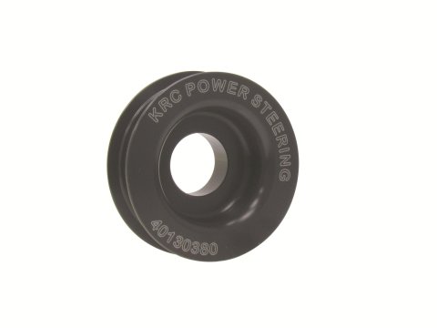 KRC Power Steering Alternator Pulleys 40130340 Pulley, Steering/Alternator, Serpentine, 3-Groove, 1.75 in., Aluminum, Black, Nippondenso, Each thumbnail 1