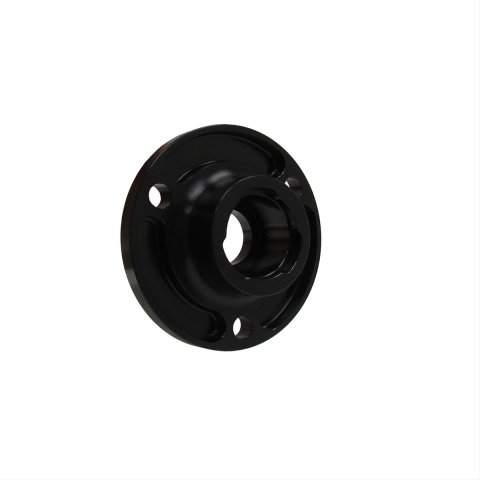 KRC Power Steering R-LOK Crankshaft Pulley Adapters 38140000 Adapter, R-LOK, Aluminum, Black Anodized, Small Block Chevrolet, Each thumbnail 1