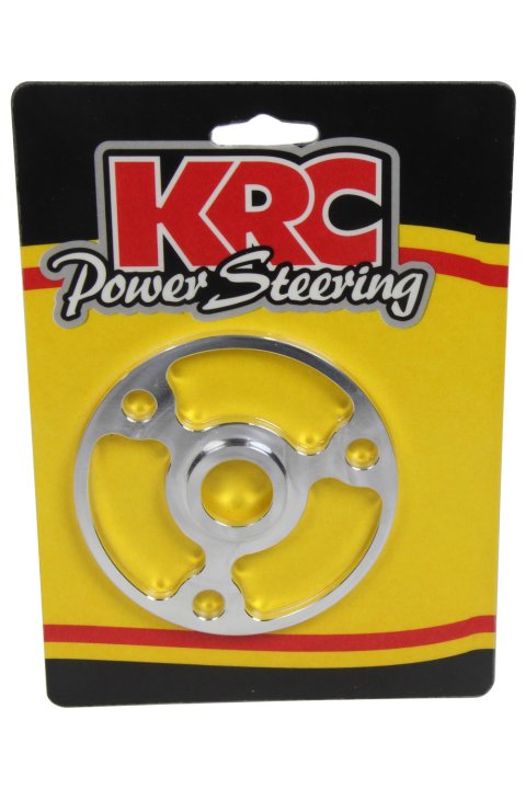 KRC Power Steering Crankshaft Adapter Spacers 38815200 Damper Spacer, 0.200 in. Thick, Aluminum, Natural, Chevy, Small, Block, Each thumbnail 2