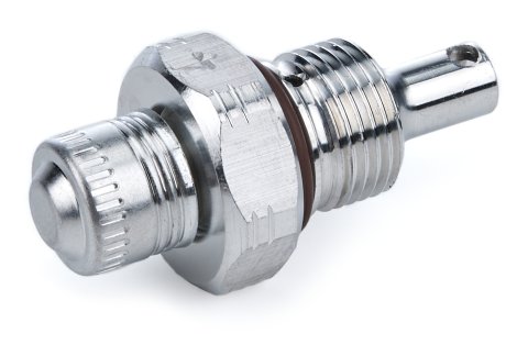 KRC Power Steering Pump Flow Control Fittings 25304000 Fitting, Pump, ID 4, Aluminum, Blue Anodized, Straight, Male -6 AN, Pump, Each thumbnail 3