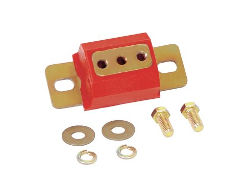 Lakewood Transmission Mounts 24350 Mount, Steel, Zinc Plated, Red Polyurethane Bushing, Buick, Cadillac, Chevy, GMC, Jeep, Oldsmobile, Pontiac, Each