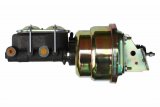 LEED Brakes Master Cylinder and Brake Booster Combos 1K1 7 in. Booster, Zinc, Firewall Mount, Dual Bowl Cylinder, Cast iron, Natural, Disc/Drum or Disc/Disc, Kit thumbnail 1