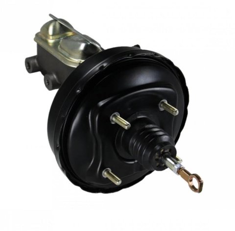 LEED Brakes Master Cylinder and Brake Booster Combos for 1971-1973 COUGAR, MUSTANG - FC0018HK 9 in. Booster, Black, Firewall Mount, Dual Bowl Cylinder, Cast iron, Natural, Disc/Drum or Disc/Disc, Kit thumbnail 2