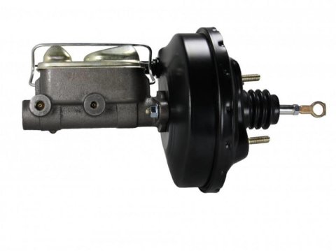 LEED Brakes Master Cylinder and Brake Booster Combos for 1971-1973 COUGAR, MUSTANG - FC0018HK 9 in. Booster, Black, Firewall Mount, Dual Bowl Cylinder, Cast iron, Natural, Disc/Drum or Disc/Disc, Kit thumbnail 6