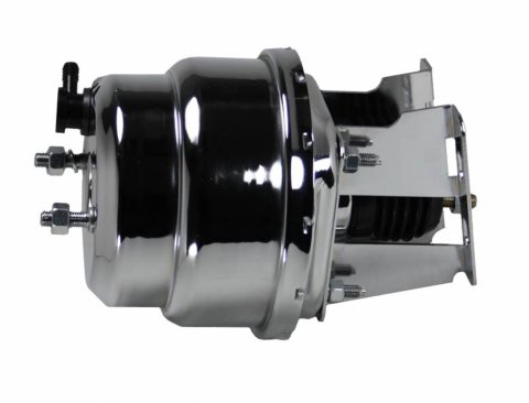 LEED Brakes Power Brake Boosters 4L Booster, Brake, Vacuum Dual Diaphragm, 7 in. Diameter, Steel, Chrome, Each thumbnail 2