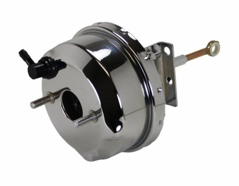 LEED Brakes Power Brake Boosters for 1964-1966 MUSTANG - 6J Booster, Brake, Vacuum Single Diaphragm, 7 in. Diameter, Steel, Chrome, Each thumbnail 3
