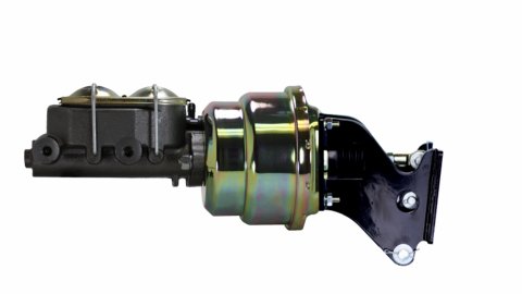 LEED Brakes Master Cylinder and Brake Booster Combos 761 7 in. Booster, Zinc, Firewall Mount, Dual Bowl Cylinder, Cast iron, Natural, Disc/Drum or Disc/Disc, Kit thumbnail 3