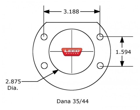 LEED Brakes Rear Disc Brake Conversion Kits RC3001 Kit, Conversion, Solid Surface Rotors, Zinc Plated Calipers, Jeep, Kit thumbnail 1