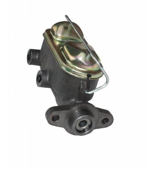 LEED Brakes Master Cylinders for 1967-1972 COUGAR, MUSTANG - MC004 Brake Cylinder, Replacement, 1.00 in. Bore, Dual Bowl Reservoir, Left Side Outlets, 3/8- 24 and 1/2- 20 Outlets, Includes Lid, Ford, Each thumbnail 2