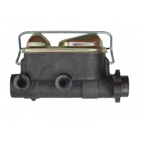 LEED Brakes Master Cylinders for 1967-1972 COUGAR, MUSTANG - MC004 Brake Cylinder, Replacement, 1.00 in. Bore, Dual Bowl Reservoir, Left Side Outlets, 3/8- 24 and 1/2- 20 Outlets, Includes Lid, Ford, Each thumbnail 3