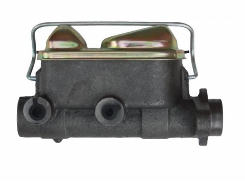 LEED Brakes Master Cylinders for 1967-1972 COUGAR, MUSTANG - MC004 Brake Cylinder, Replacement, 1.00 in. Bore, Dual Bowl Reservoir, Left Side Outlets, 3/8- 24 and 1/2- 20 Outlets, Includes Lid, Ford, Each thumbnail 4