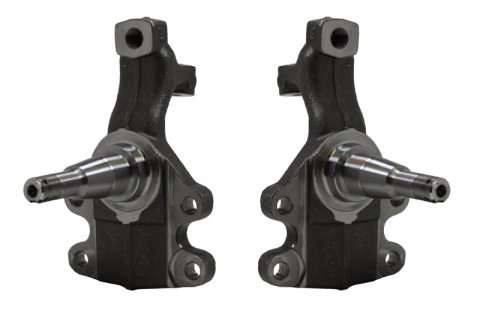LEED Brakes Disc Brake Spindles SP5002P Spindle, Forged Steel, Natural, 2 in. Lowered Ride Height, Buick, Chevrolet, Oldsmobile, Pontiac, Pair thumbnail 3