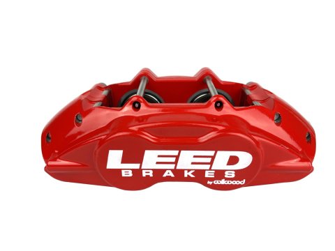 LEED Brakes MaxGrip Lite Caliper Upgrade Kits RCC0005 Kit, Max Grip Caliper, Pad and Hose Kit, Aluminum, Red, Ford, Each thumbnail 4