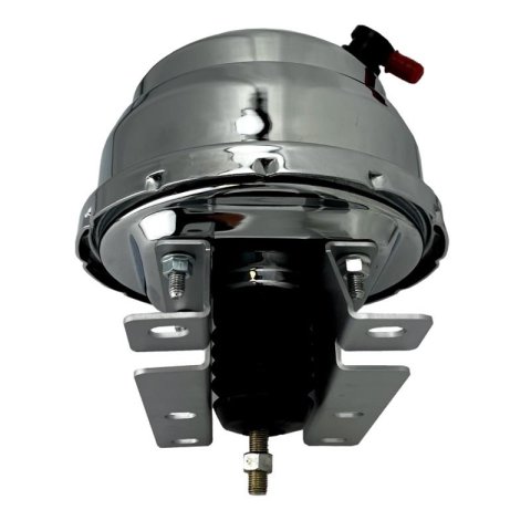 LEED Brakes Master Cylinder and Brake Booster Combos PBKT6012 Booster, Compact-10, Chrome, Steel, 8 in. Dual Diaphgram Booster, 1.125 in. Bore, Chrome, Aluminum, Firewall Mount, Kit