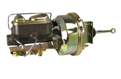 LEED Brakes Master Cylinder and Brake Booster Combos for 1964-1966 MUSTANG - 5H473 7 in. Booster, Zinc, Firewall Mount, Dual Bowl Cylinder, Cast iron, Natural, Non-Adjustable Proportioning Valve, Disc/Disc, Kit thumbnail 1