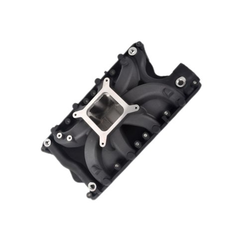 Professional Products Intake Manifolds, Carbureted 54044 Manifold, SBF 351W Hurricane Black thumbnail 2