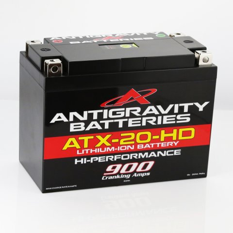 Antigravity Batteries Re-Start AG-ATX20-HD Batteries, Battery, Starting, 12 V, Lithium, 780 amps, Top and Side Terminals, Arctic Cat, Buell, Harley-Davidson®, Indian, Kawasaki, Each thumbnail 2