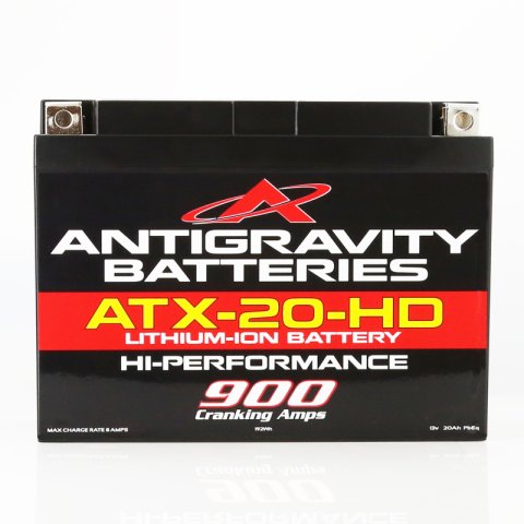 Antigravity Batteries Re-Start AG-ATX20-HD Batteries, Battery, Starting, 12 V, Lithium, 780 amps, Top and Side Terminals, Arctic Cat, Buell, Harley-Davidson®, Indian, Kawasaki, Each thumbnail 3