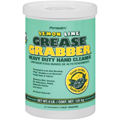 Permatex Grease Grabber Lemon Lime Hand Cleaner 13106 Cleaners and Lotion, Grabber, 4 lbs., Each thumbnail 1