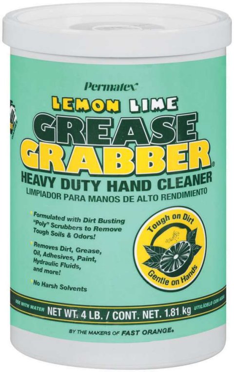 Permatex Grease Grabber Lemon Lime Hand Cleaner 13106 Cleaners and Lotion, Grabber, 4 lbs., Each thumbnail 2