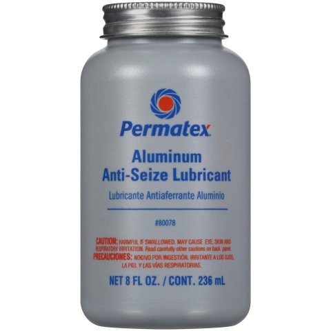 Permatex Anti-Seize Lubricant 80078 Lubricant, Permatex, -60 to 1,600 Degrees F Range, Brush Top Bottle, 8 oz., Each thumbnail 1