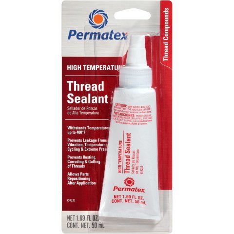 Permatex High-Temperature Thread Sealant 59235 Sealant, High-Temperature, Squeeze Tube, 50 ml, Each thumbnail 1