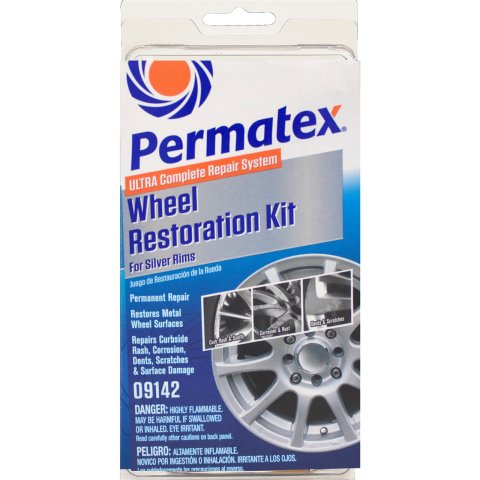 Permatex Paint 09142 PX WHEEL RESTORE KIT SILVER thumbnail 1
