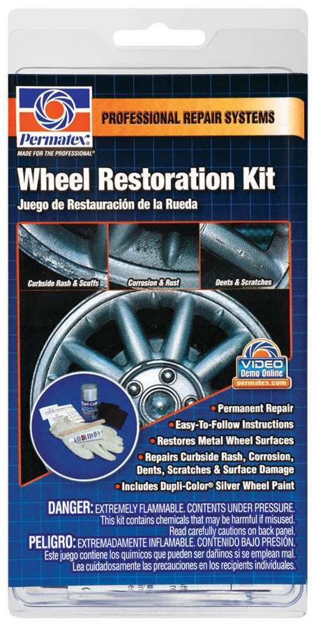 Permatex Paint 09142 PX WHEEL RESTORE KIT SILVER thumbnail 2