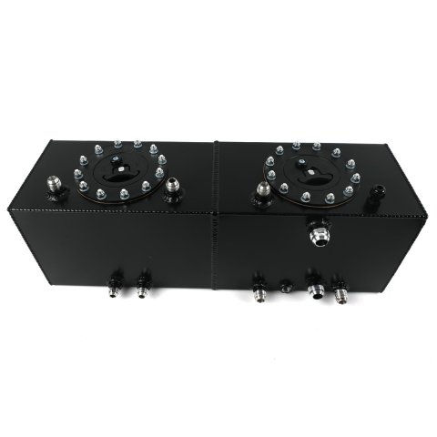 RCI Air/Ice Cooler Tank and Fuel Cell Combos 2040MD Intercooler Tanks, RCI, Combo, Aluminum, Black, 4 Gallons, 10 in. Long, 24 in. Wide, 8 in. Tall, 8 AN Rollover Vent, Each thumbnail 1