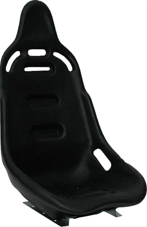 RCI Poly Highback Seats 8000S Seat, Polyethylene, Baja, Black, Highback, 20.5 in. Width, Each thumbnail 1