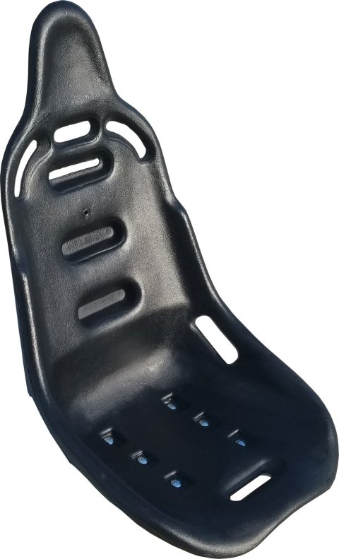 RCI Poly Highback Seats 8000S Seat, Polyethylene, Baja, Black, Highback, 20.5 in. Width, Each thumbnail 2
