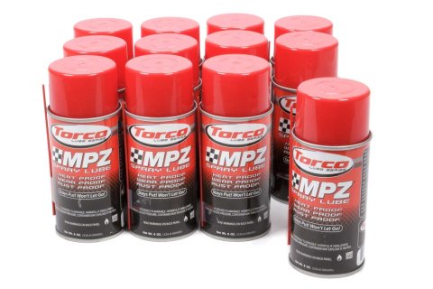 Torco MPZ Spray Lube A560000M Assembly Lubricant, for Engine Assembly and Fastener Installation, Aerosol, Lube, Set of 12 thumbnail 2
