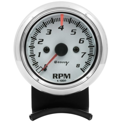 Equus Gauges E5076 Gauge, Tachometer, 2 1/2", 8k RPM, Wht Dial, 5000 Series thumbnail 2