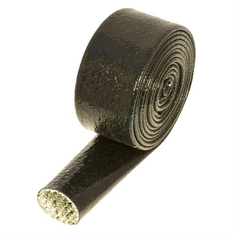 Heatshield Products Fire Shield Sleeves 210051 Heat Protection, Shield, 500 degrees F Maximum, Slip-on, Black, 1.50 in. Diameter, 120 in. Length, Each