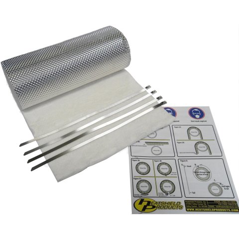 Heatshield Products Armor Exhaust Heat Shields 177014 Shield, Header Armor, Exhaust, 1,800 degrees F, 0.500 in. Thick, 18 in. Width, 24 in. Length, Each thumbnail 6