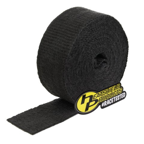 Heatshield Products Exhaust Wrap 325525 and Header Wrap, 2000 degrees F, Inferno, Black Silica Filament, 2.0 in. Width, 25.0 ft. Length, Each