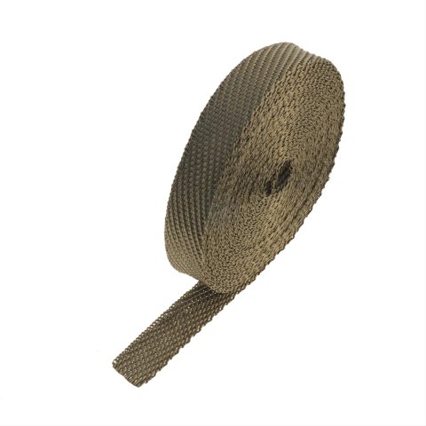Heatshield Products Lava Exhaust Wraps 371025 and Header Wrap, 1200 degrees F, Rock, Natural Basalt, 1.0 in. Width, 25.0 ft. Length, Each thumbnail 1